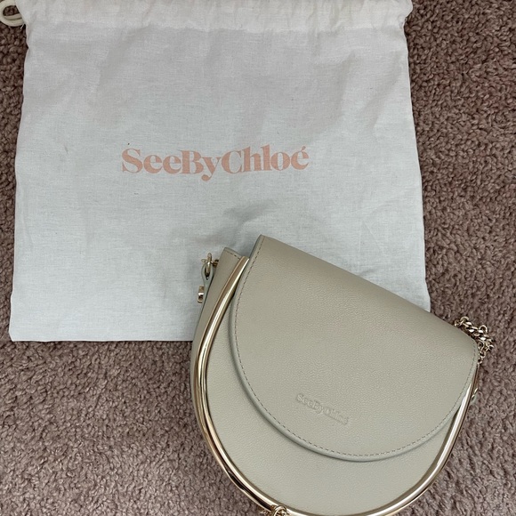 See by Chloe Mara Evening Bag Cream - Picture 1 of 5